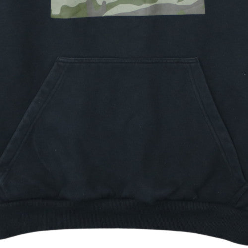 Adidas Men's Black XL Pullover Hoodie with Camouflage Logo