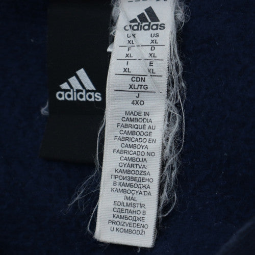 Adidas Men's Blue XL Crew Neck Pullover Sweatshirt