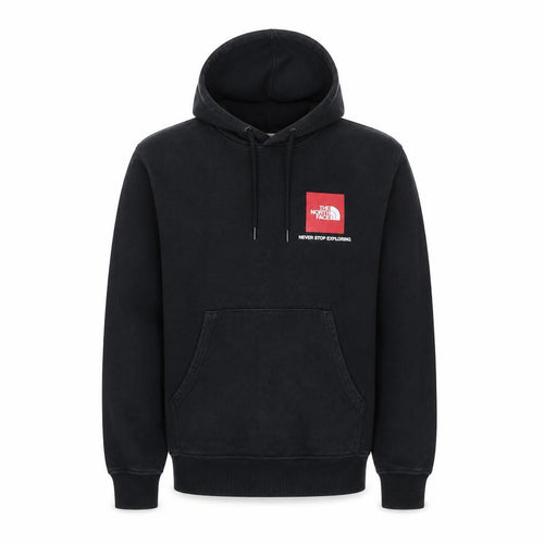 The North Face Mens Black Pullover Hoodie S Regular Fit Outdoor Fleece