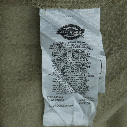 Dickies Mens Green Pullover Hoodie Medium Fleece Lined Casual Sweatshirt