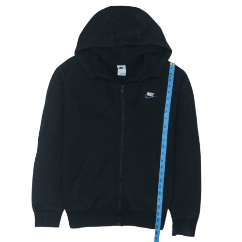 Nike Men's Black Full Zip Hoodie Size M Fleece Sportswear