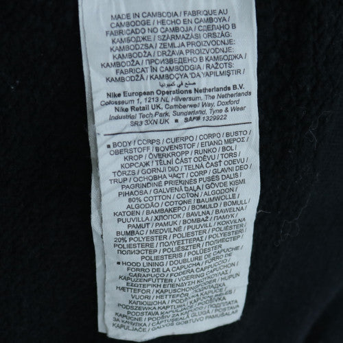 Nike Men's Black Full Zip Hoodie Size M Fleece Sportswear