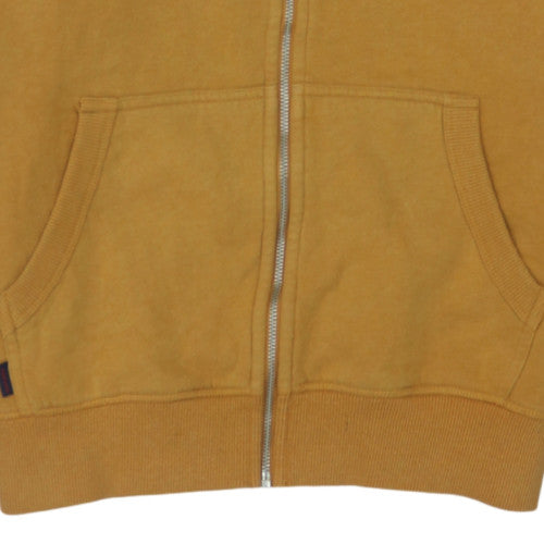 Superdry Men's Green Brown Full Zip Hoodie Size M Regular Fit