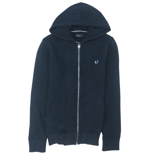 Fred Perry Men's Black Full Zip Hoodie Small