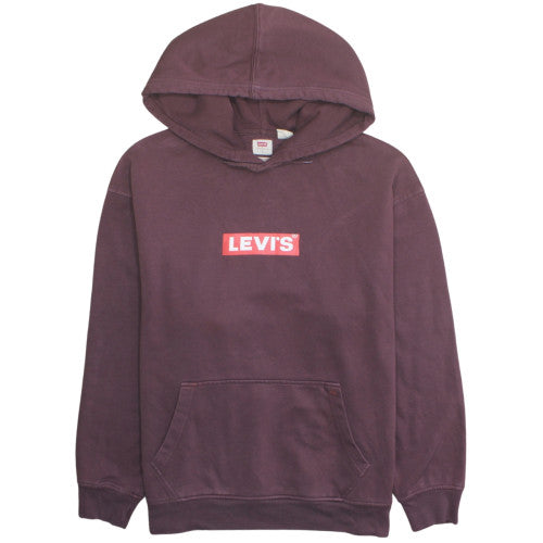 Levi's Men's Brown Relaxed Fit Pullover Hoodie Size L