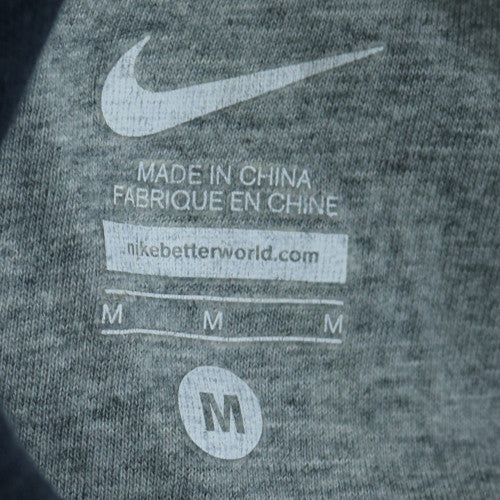 Nike Men's Blue Pullover Hoodie M Logo Fleece Sweatshirt