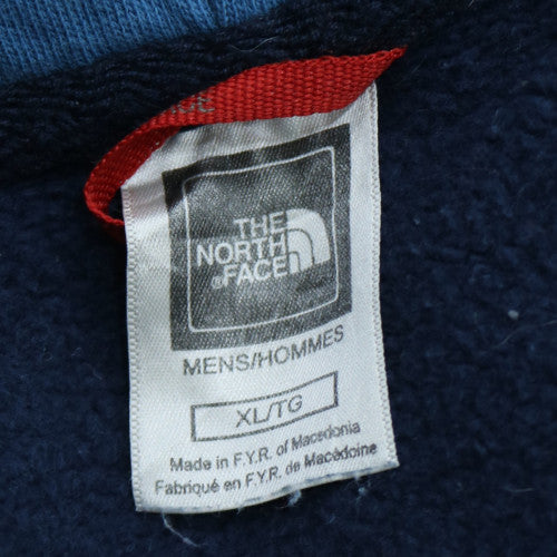 The North Face Men's Blue XL Pullover Hoodie with Logo