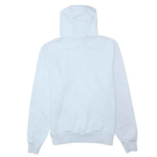 Champion Men's White Pullover Hoodie M Logo Fleece Athleticwear