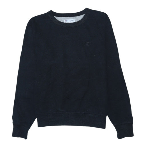 Champion Women's Black Classic Crew Neck Sweatshirt Size S