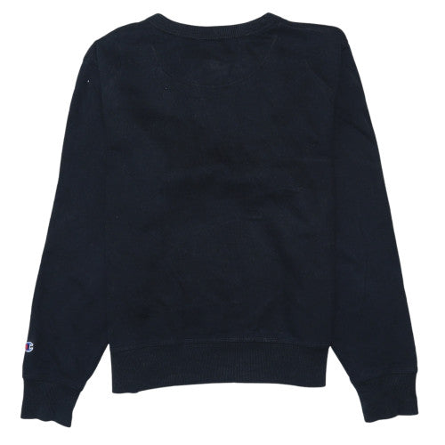 Champion Women's Black Classic Crew Neck Sweatshirt Size S