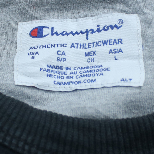 Champion Women's Black Classic Crew Neck Sweatshirt Size S