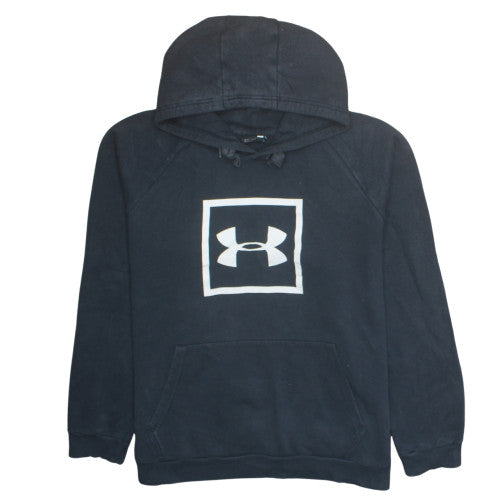 Under Armour Men's Black 2XL Pullover Hoodie Fleece Logo Sweatshirt