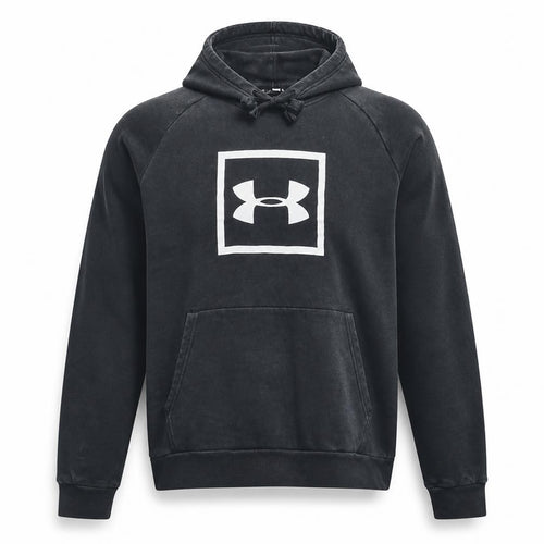 Under Armour Men's Black 2XL Pullover Hoodie Fleece Logo Sweatshirt