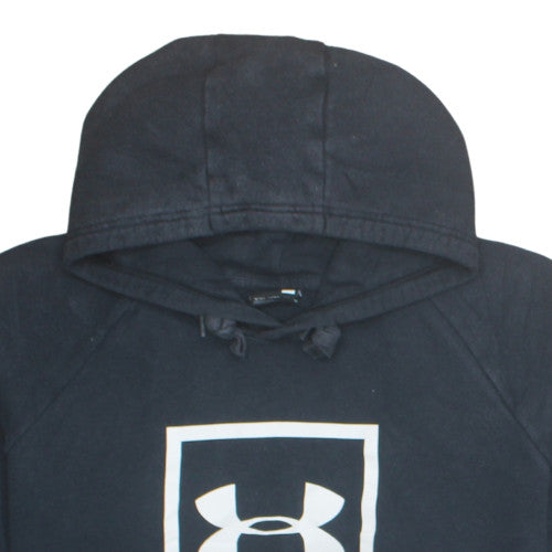 Under Armour Men's Black 2XL Pullover Hoodie Fleece Logo Sweatshirt
