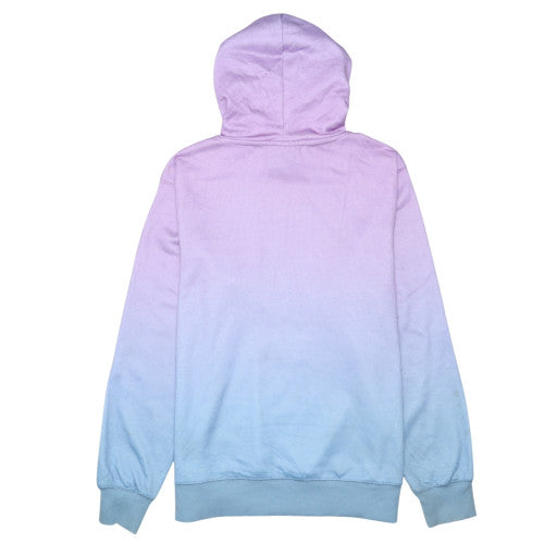 Disney Women Purple Blue Stitch Pullover Hoodie Medium Gradient Cute Weird