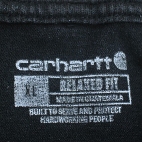 Carhartt Men’s Black XL Relaxed Fit Cotton Pocket T-Shirt