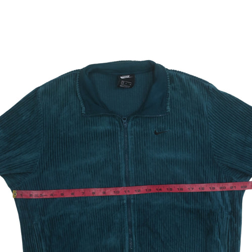 Nike Women’s Teal Full Zip Sweatshirt Small Cotton Blend Jacket