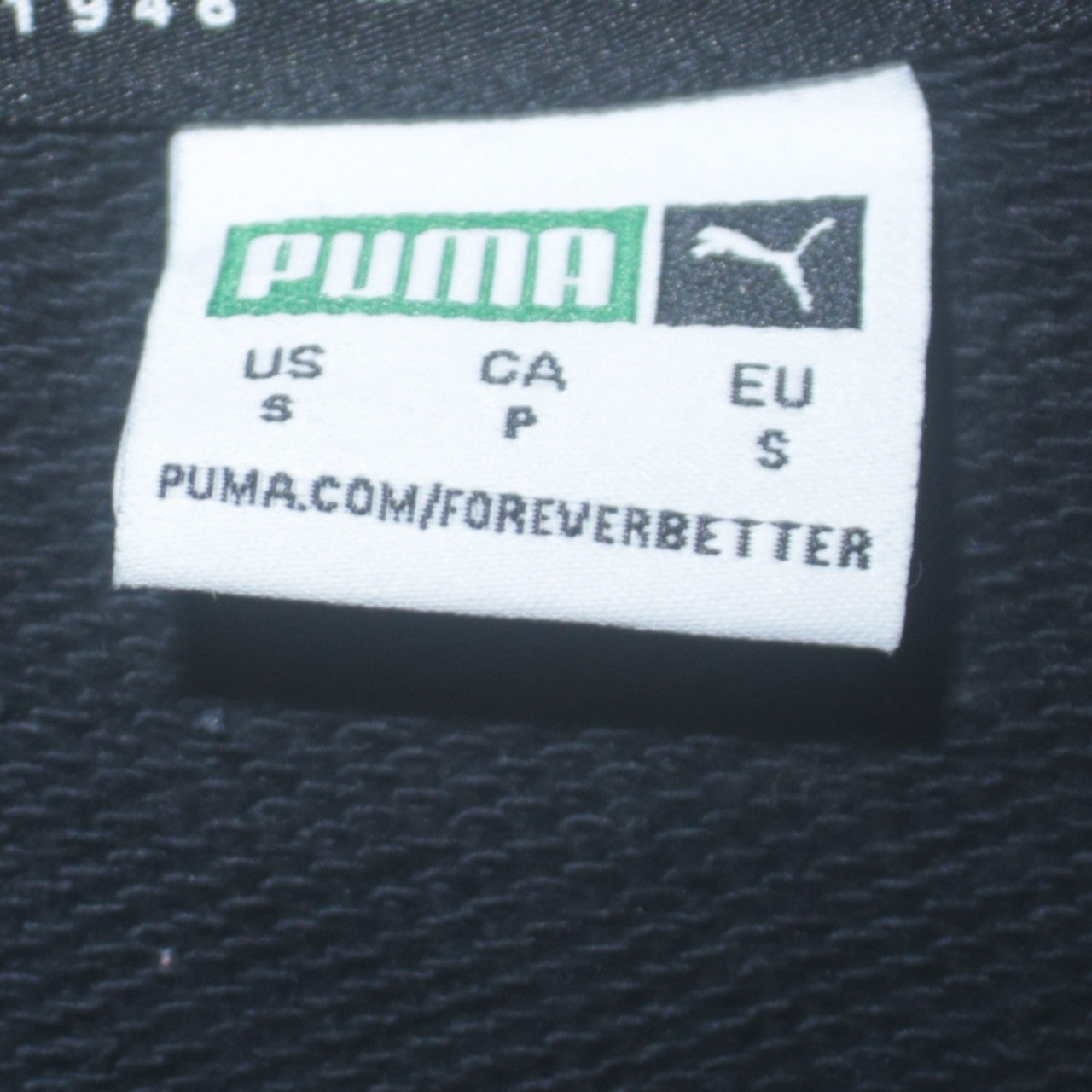 Puma Women's Black Small Crew Neck Pullover Sweatshirt