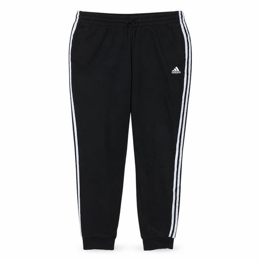 Adidas Womens Black XL Jogger Trousers with Side Stripes
