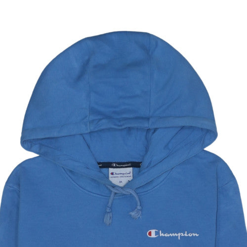 Champion Mens Blue Pullover Hoodie M Logo Sportswear