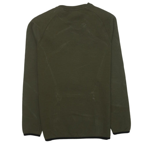 Puma Men’s Green Crew Neck Pullover Sweatshirt Size S Regular Fit