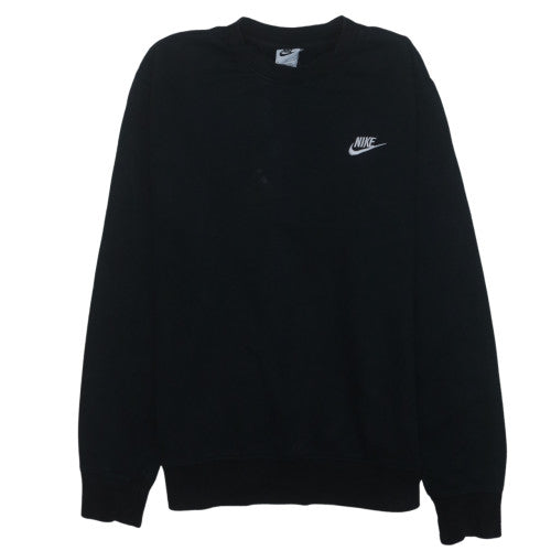 Nike Men's Black M Pullover Crew Neck Fleece Sweatshirt