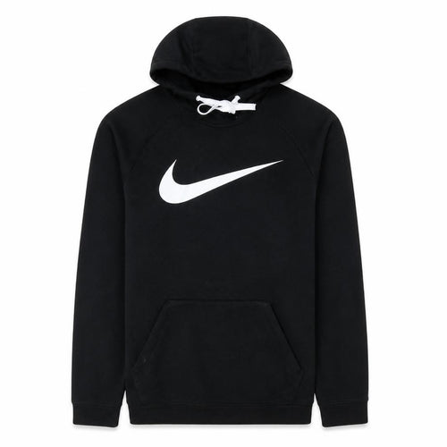 Nike Men's Black Pullover Hoodie M Dri-Fit Logo Sportswear