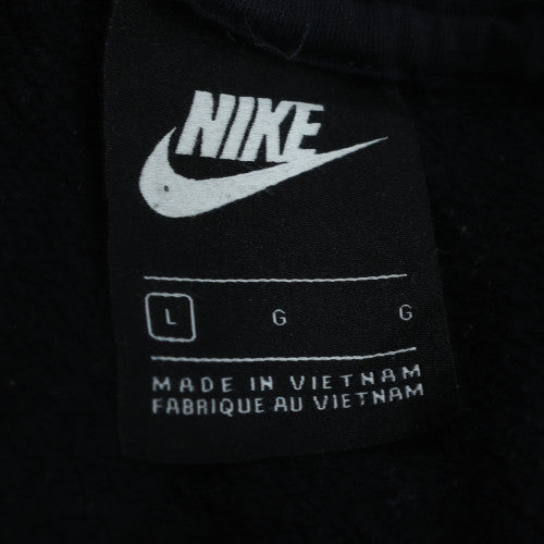 Nike Women's Black Crew Neck Pullover Sweatshirt Size L