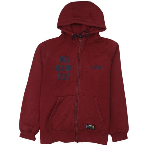 Nike Men’s Red FCB Full Zip Hoodie Size L Sportswear
