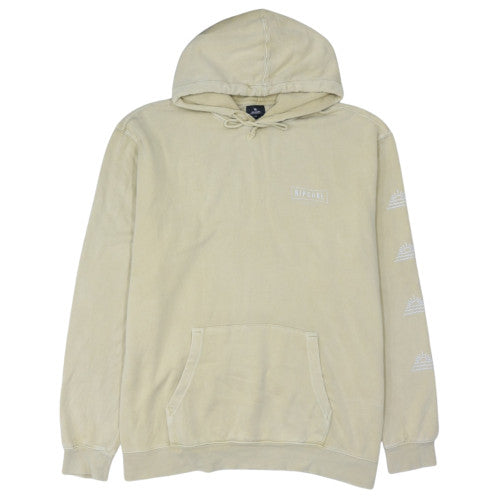 Rip Curl Men's Beige 2XL Pullover Hoodie with Logo