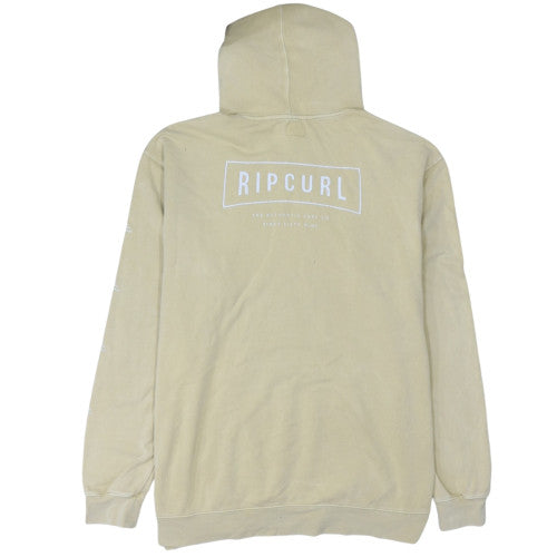 Rip Curl Men's Beige 2XL Pullover Hoodie with Logo