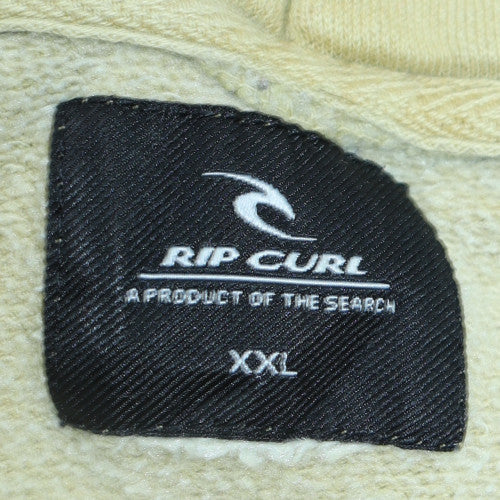 Rip Curl Men's Beige 2XL Pullover Hoodie with Logo