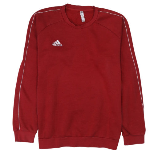adidas Men's Red XL Pullover Crew Neck Sweatshirt