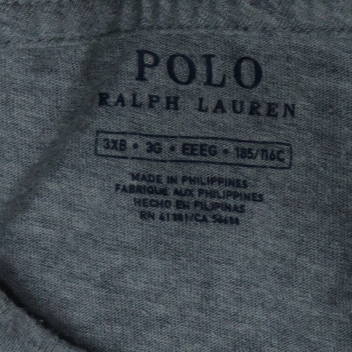 Polo Ralph Lauren Men's Grey 3XB Classic Fit Crew Neck Polo Bear T-Shirt