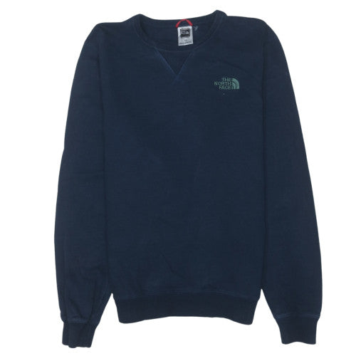 The North Face Men's Blue Medium Crew Neck Cotton Sweatshirt