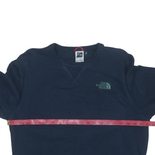 The North Face Men's Blue Medium Crew Neck Cotton Sweatshirt