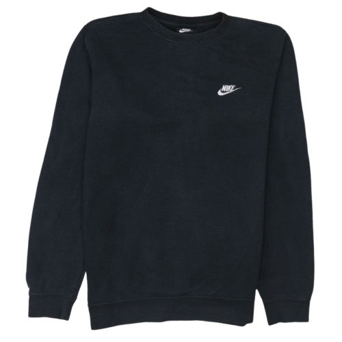 Nike Men's Black Crew Neck Fleece Pullover Sweatshirt M