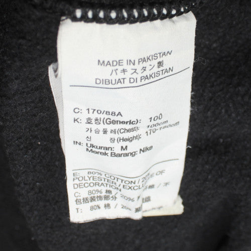 Nike Men's Black Crew Neck Fleece Pullover Sweatshirt M