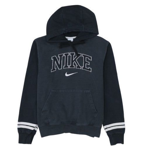 Nike Womens Black XS Pullover Hoodie with Logo Design