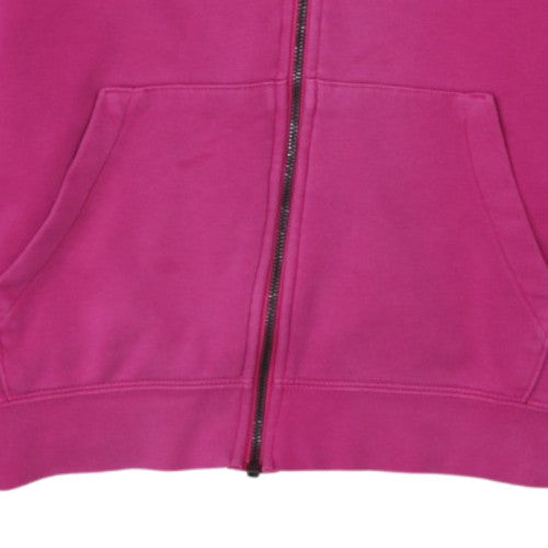 Nike Womens Pink Full Zip Hoodie XS Cotton Blend Casual