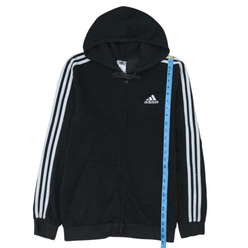 Adidas Men's Black Full Zip Hoodie M Sports Fleece Jacket