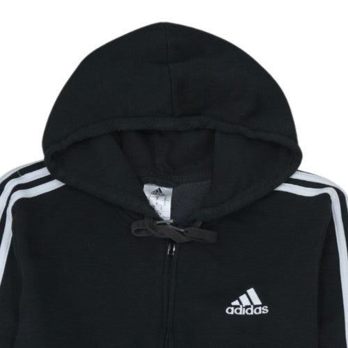 Adidas Men's Black Full Zip Hoodie M Sports Fleece Jacket
