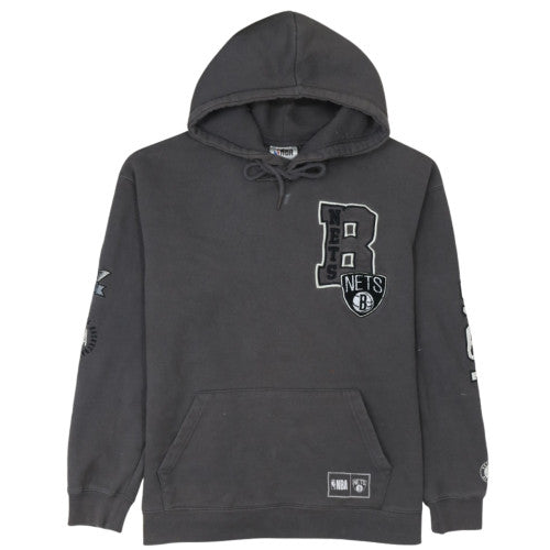NBA Brooklyn Nets Men's Black Pullover Hoodie Medium Fleece