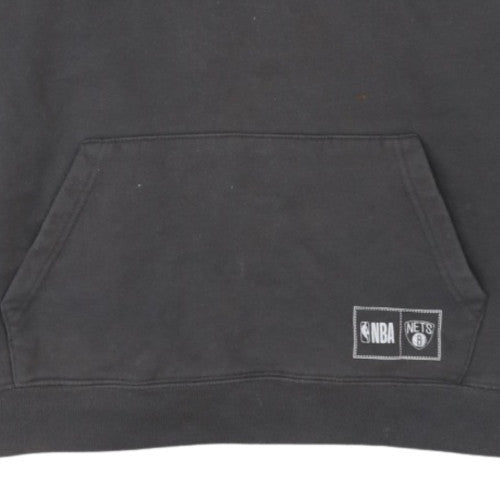 NBA Brooklyn Nets Men's Black Pullover Hoodie Medium Fleece