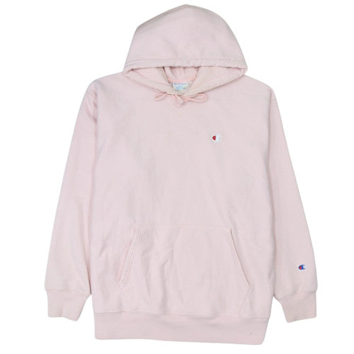 Champion Womens Pink Pullover Hoodie 2XL Reverse Weave Cotton Blend