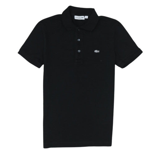 Lacoste Mens Black Slim Fit Polo Shirt XS Cotton Blend