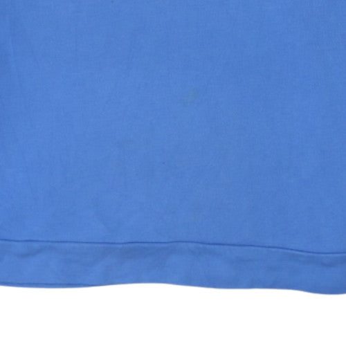 Levi's Girls Blue Logo Pullover Hoodie Size S Cotton Blend Fleece