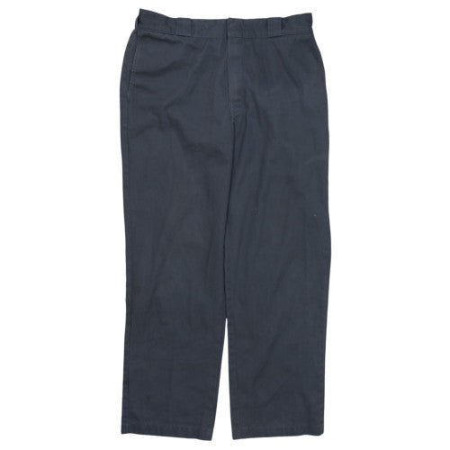 Dickies Men's Black Chino Work Trousers W36 L32 Regular Fit