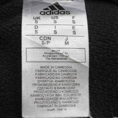Adidas Men's Black Pullover Hoodie Small Regular Fit Sports Style
