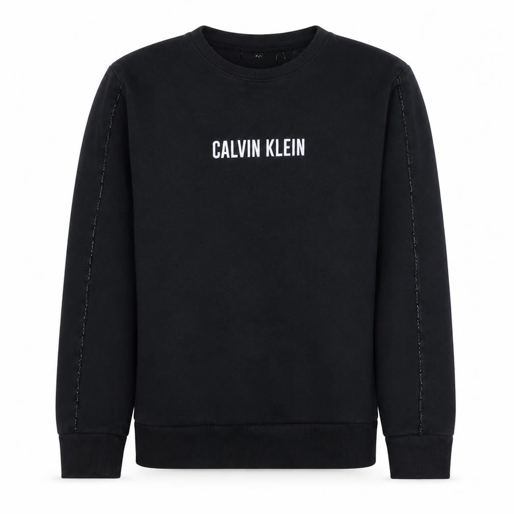 Calvin Klein Men’s Black Crew Neck Logo Sweatshirt Size M